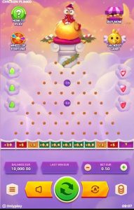 Plinko Chicken game.